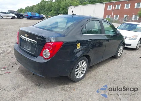 2012 Chevrolet Sonic 2Lt из США, поврежденный, VIN 1G1JC5SH3C4107268
